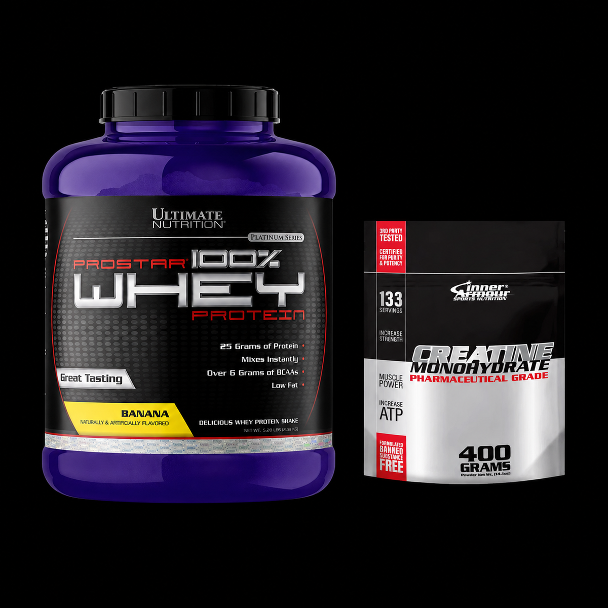 Pack Proteína Prostar + Creatina Inner Armour | 80 Días