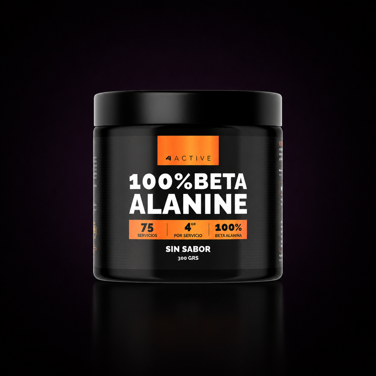 Beta-Alanina 4Active 100% | 75 Servicios
