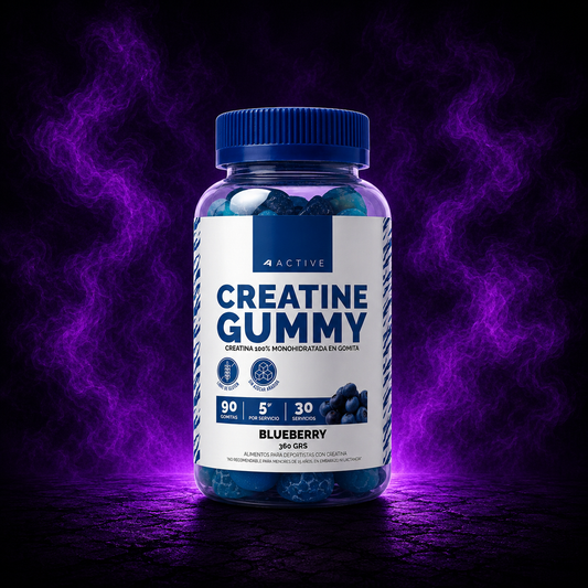 4Active Creatina Gummy Monohidrato | 30 servicios (90 gomitas)