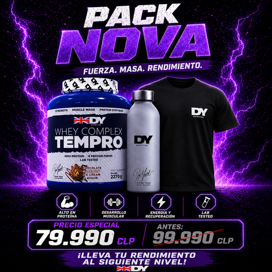 Pack DY Nutrition | Proteina + Polera + Botella