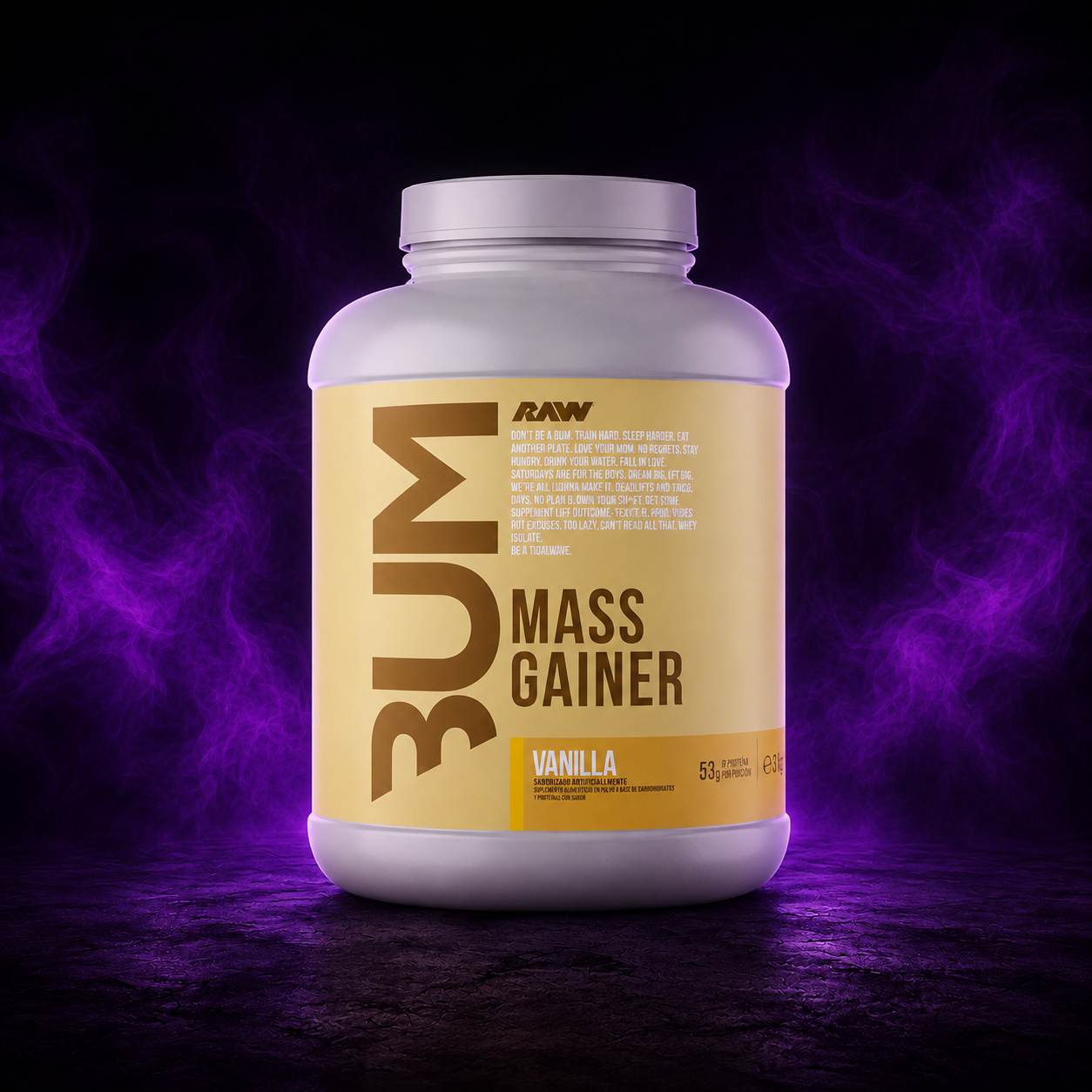 RAW Nutrition CBum Mass Gainer | 6lbs ● Vainilla