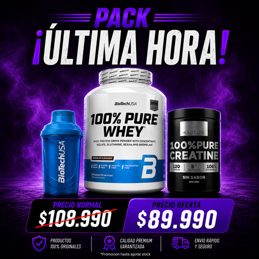 Pack Proteína + Creatina + Shaker