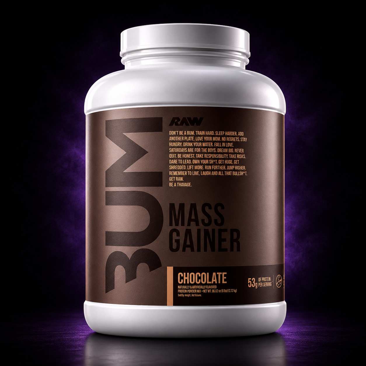 Raw Nutrition CBum Mass Gainer | 6lbs • Chocolate
