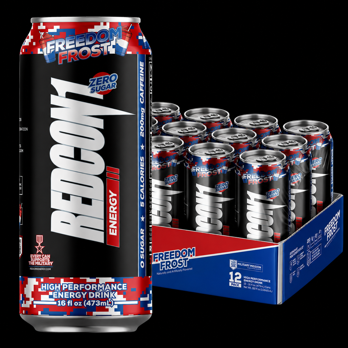 Caja Redcon1 Energy Drink High.P | 12 Unidades | 473ml