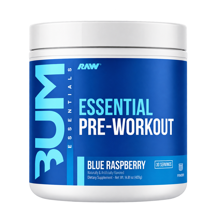 CBUM Essential Pre Workout | Raw Nutrition | 30 Servicios