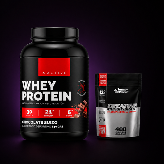 Pack Proteína (30 Servicios) + Creatina (80 Servicios)