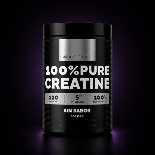 Creatina 4Active Monohidratada | 120 Servicios