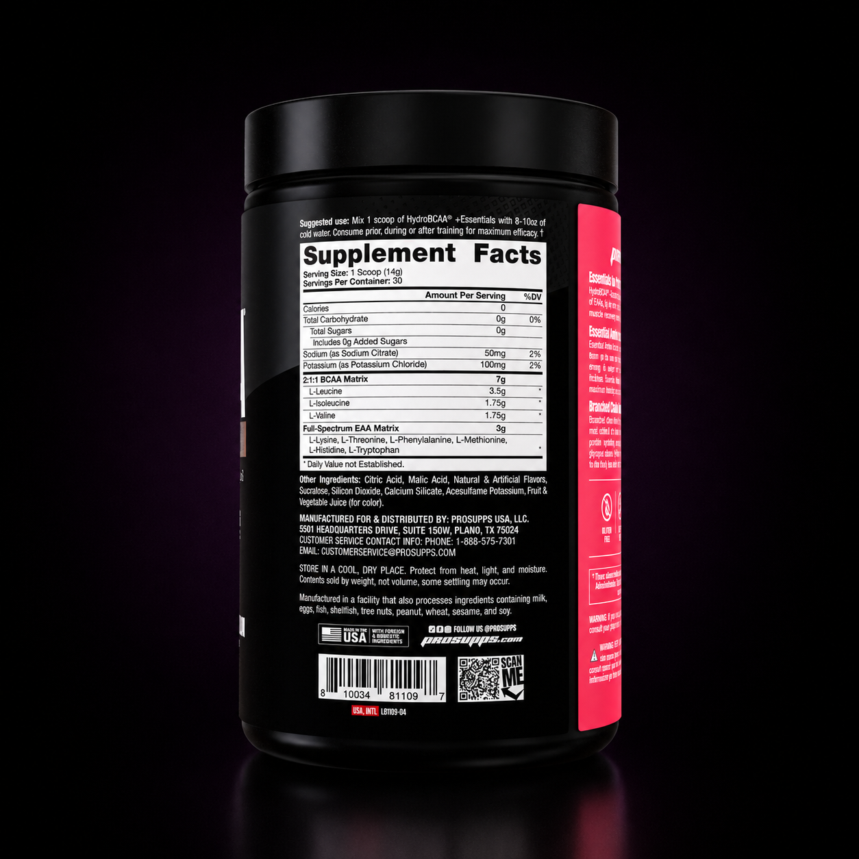 BCAA ProSupps + Essentials | 30 Servicios