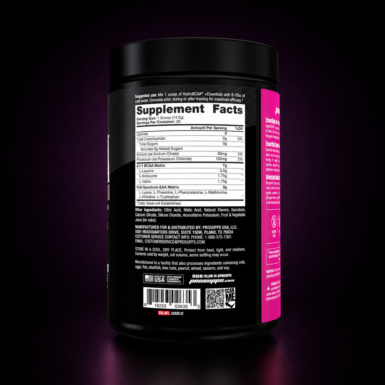 Bcaa ProSupps + Essentials | 30 Servicios