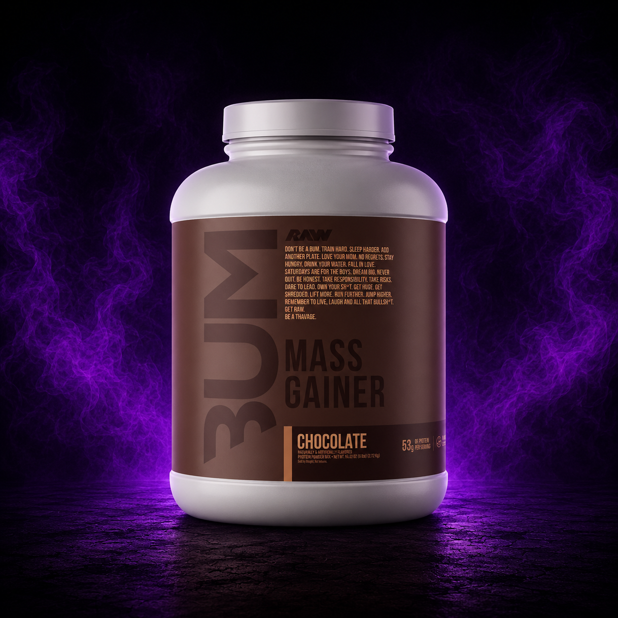 Raw Nutrition CBum Mass Gainer | 6lbs • Chocolate