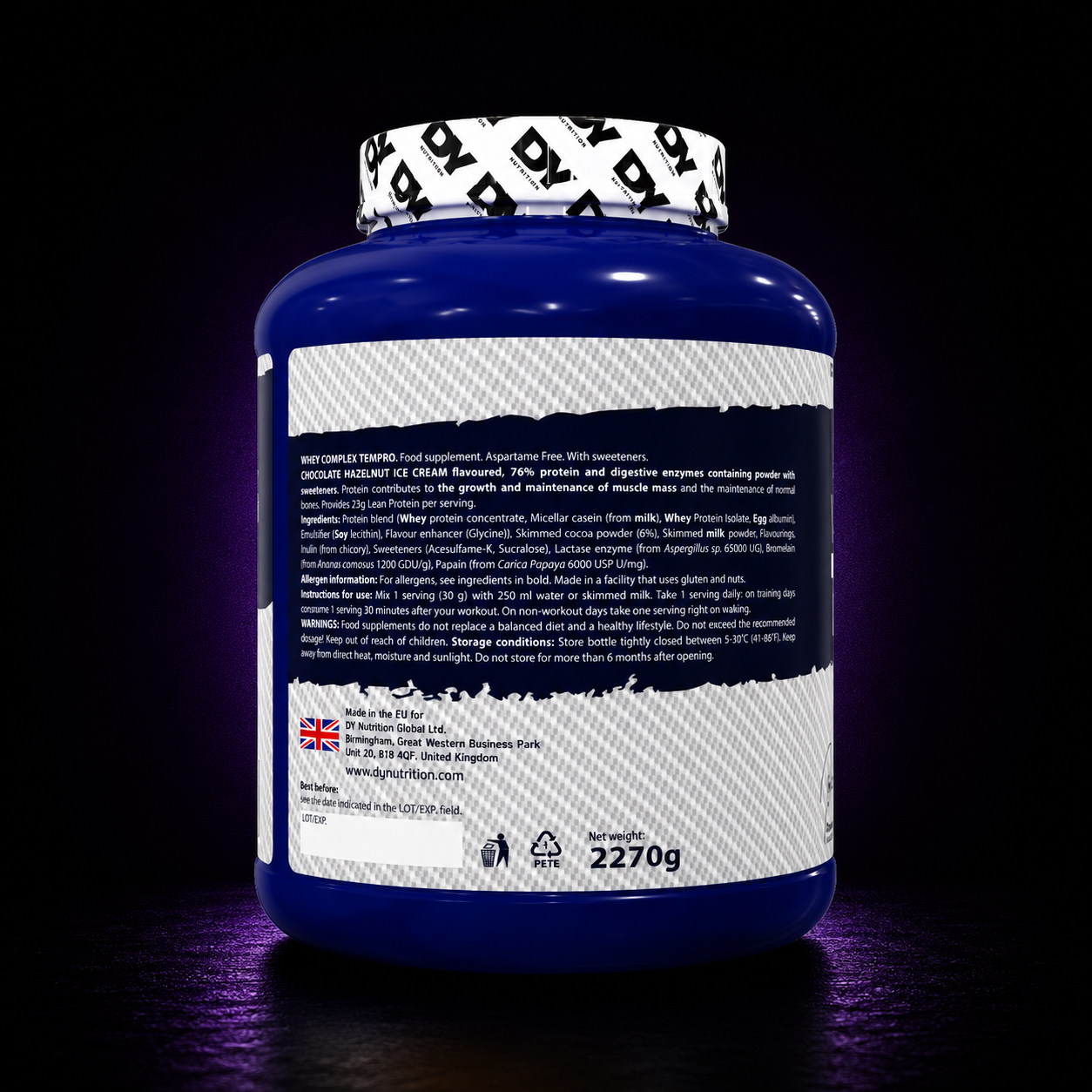 DY Nutrition Whey Complex Tempo | 75 Servicios
