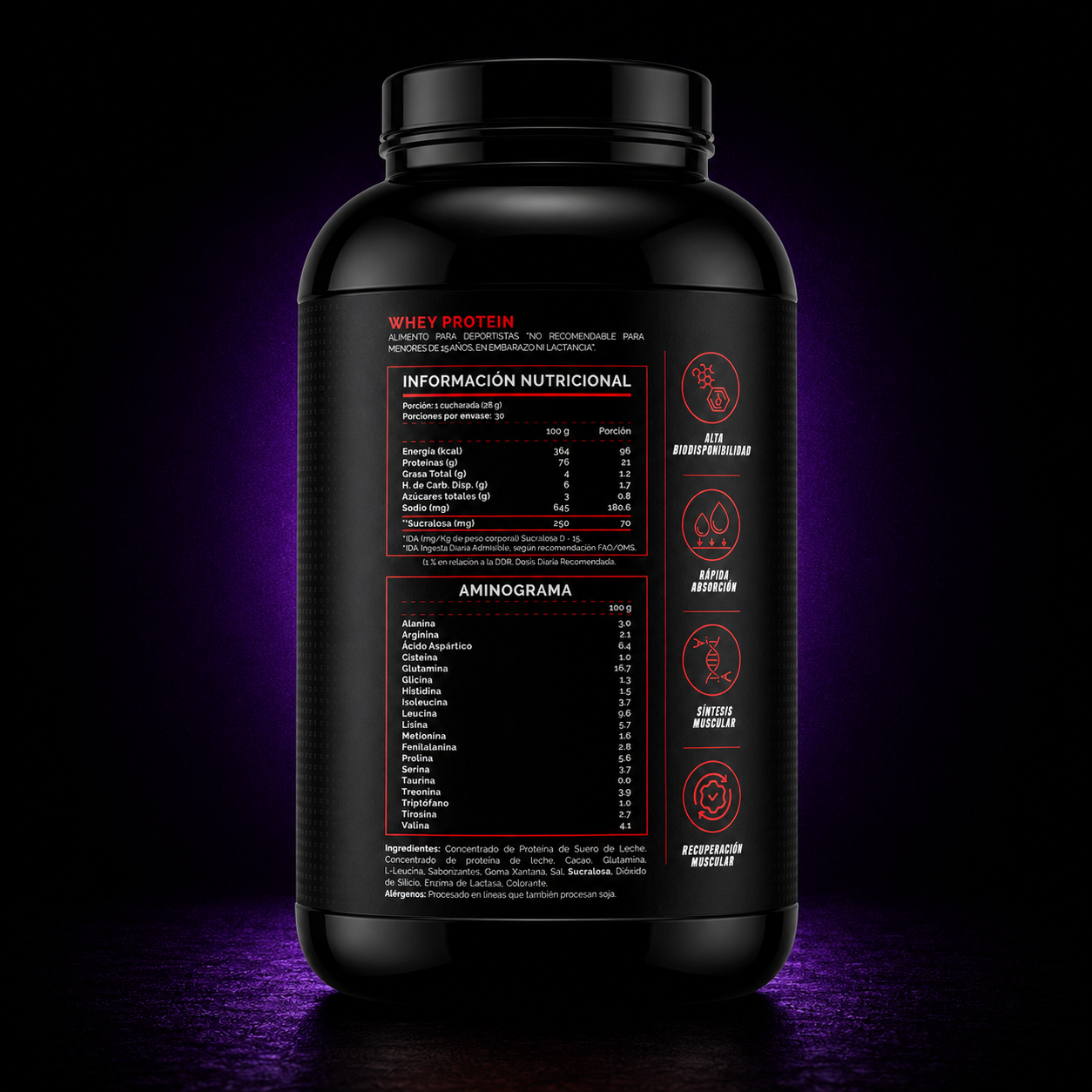 4Active Whey Protein | 30 Servicios