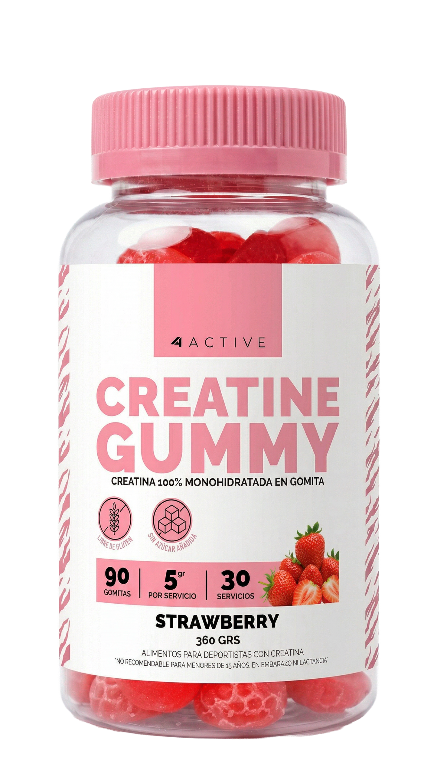 LLEVA 3 PAGA 2 | Creatine Gummy 4Active | 270 gomitas