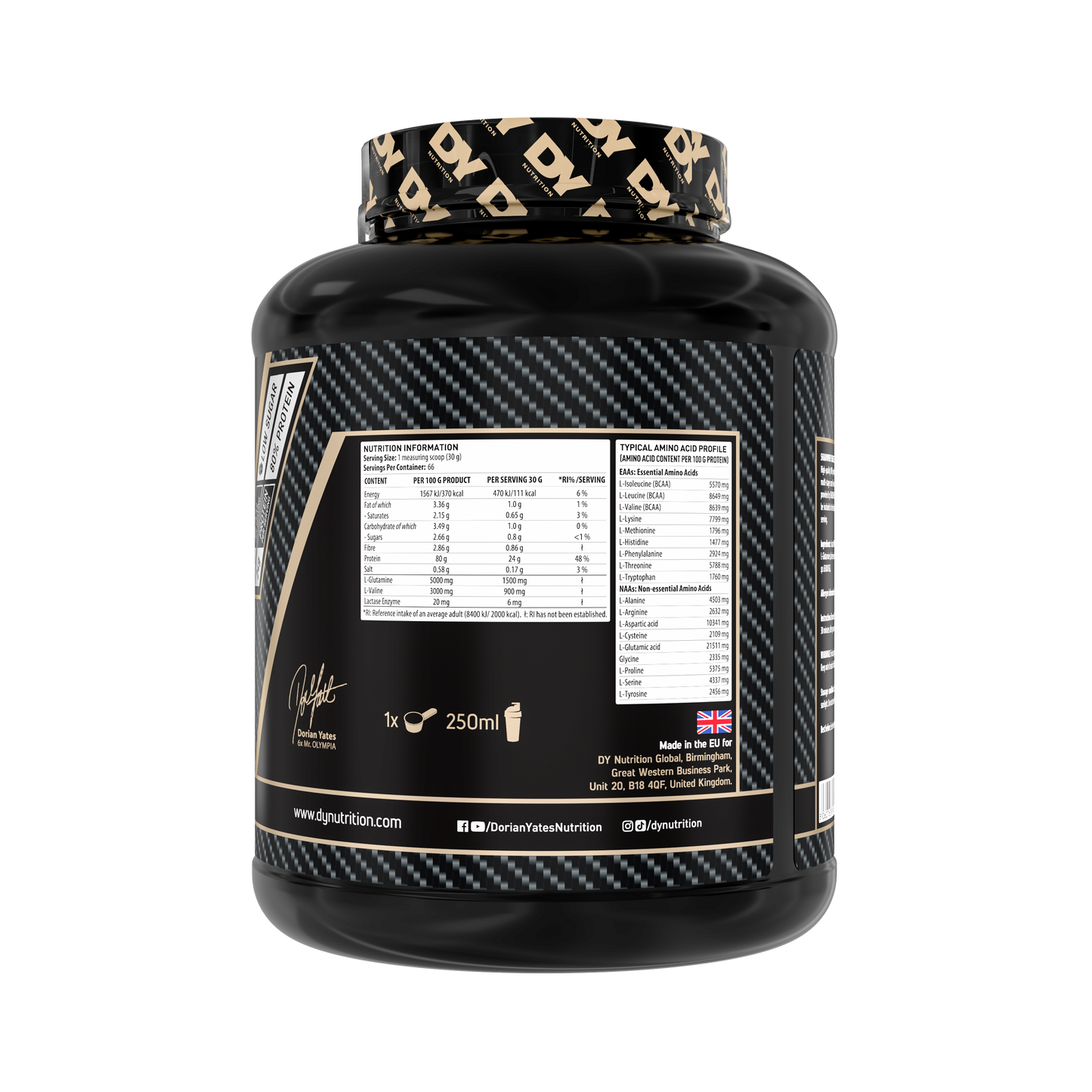 Dy Nutrition Shadowhey 100% Isolate | 66 Servicios