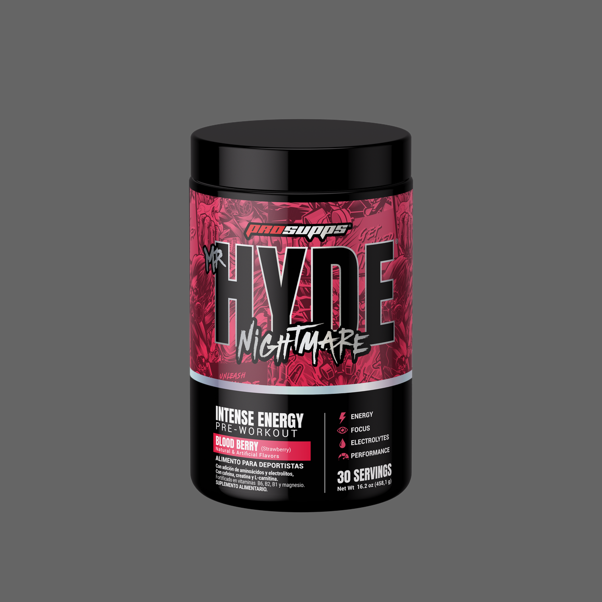 Mr Hyde Nightmare Pre Workout | 30 Servicios